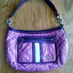 Coach Poppy nylon shoulder bag